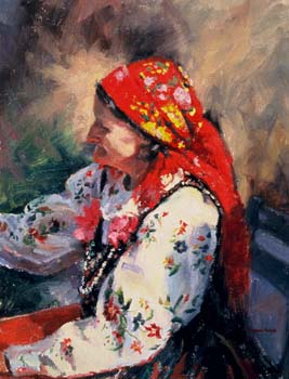 red scarf