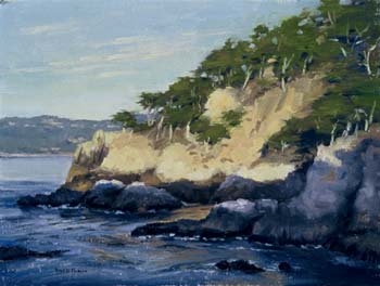 coastline sunset