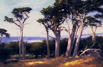 along the coast